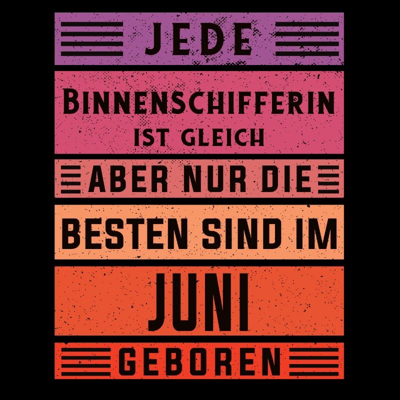 Schiffe Geburtstag Juni geboren Binnenschifferin