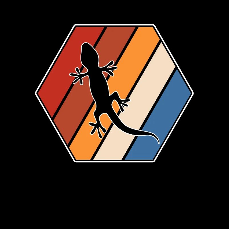Eidechse Retro