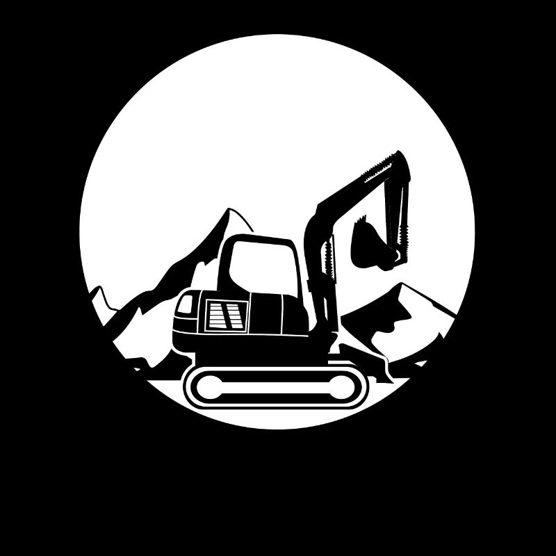 Minibagger Berg Design