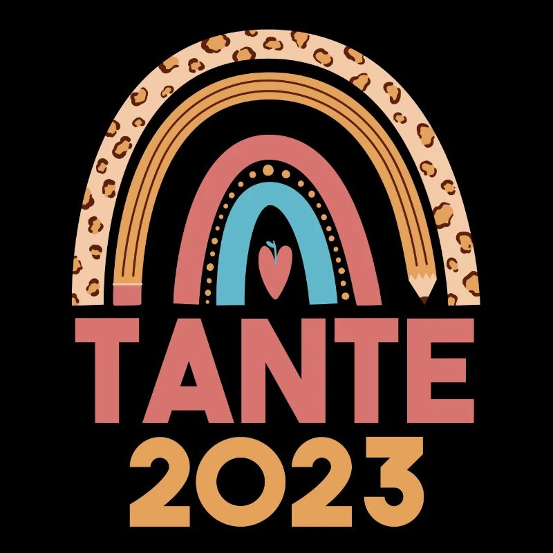 Tante 2023 Schwangerschaft Regenbogen Werdende Tan