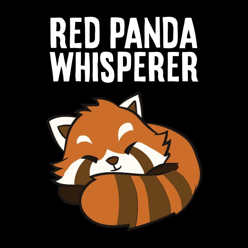 Roter Panda-Liebhaber Roter Panda-Flüsterer Süßer