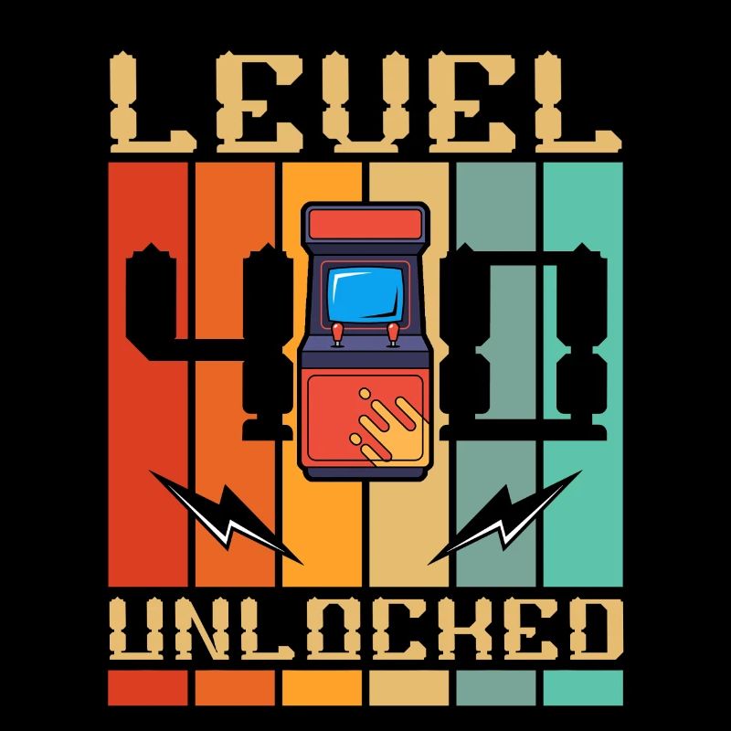 Level 40 Freigeschaltet Arcade Machine Gamer 40.