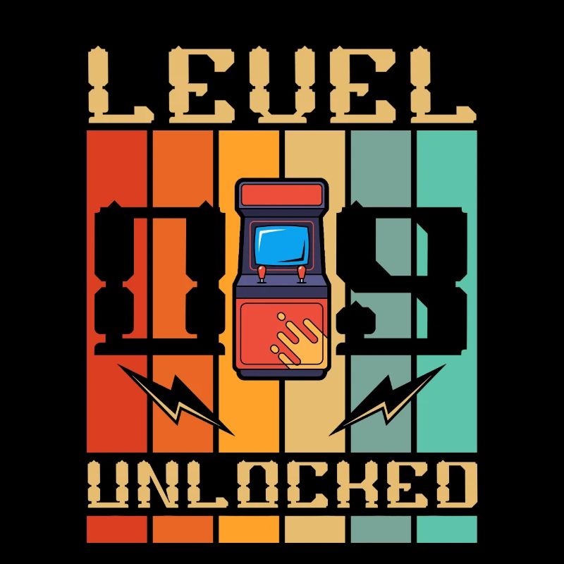 Level 9 Unlocked Arcade Machine Gamer 9.