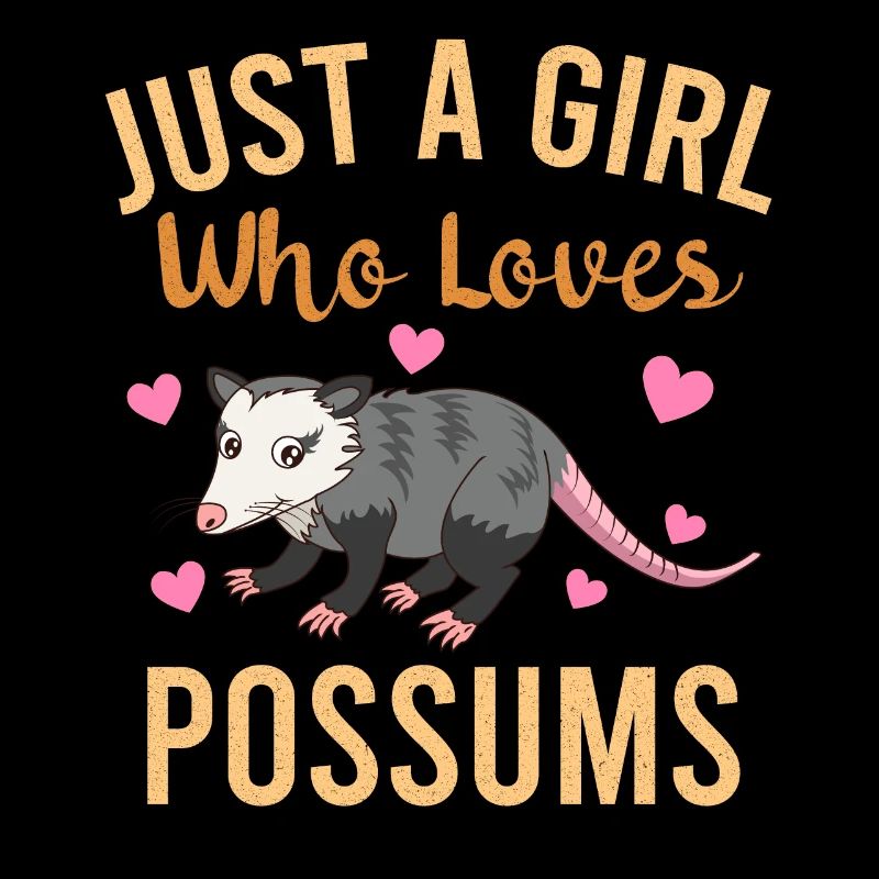 Mädchen Das Opossums Liebt Possum Zoo Beuteltiere