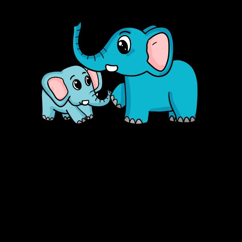 Eléphant avec bébé éléphant