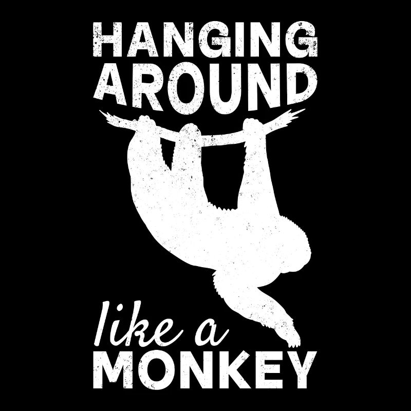 Hanging Around Like A Monkey - Funny Monkey Orangu