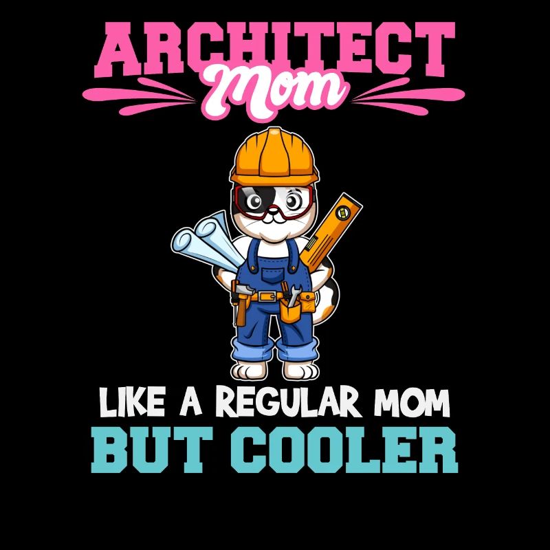 Architecte Maman comme une maman régulière mais plus cool