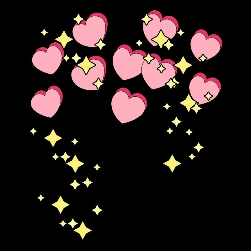 Herzen Sterne Liebe Romantisch Valentin Paar