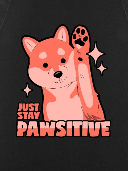 Optimistic dog: Pawsitive