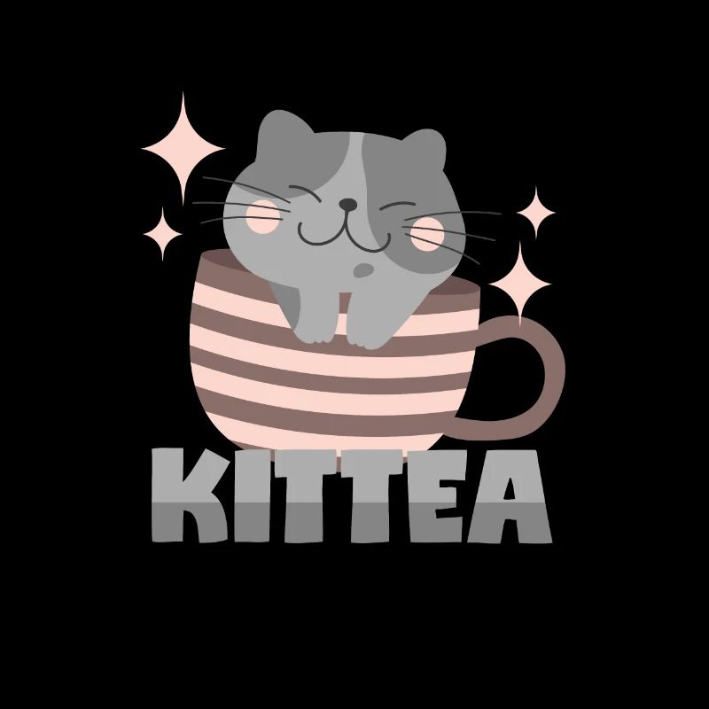 Katze in Teetasse = "Kittea"