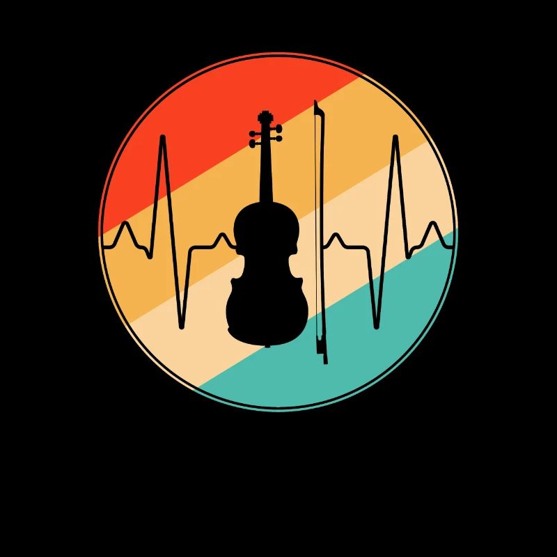Violin Retro Heartbeat