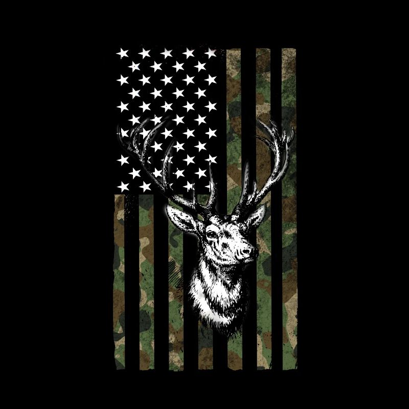 Deer Flag America