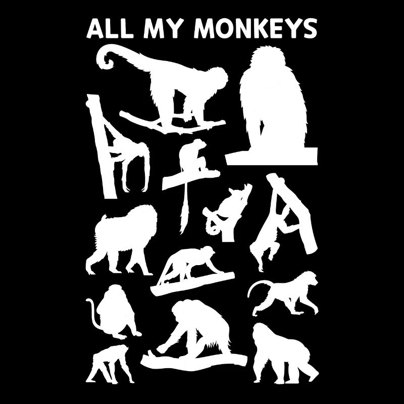 Chimpanzé Orang-outan Monkey - Tous mes singes