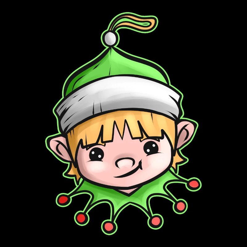 Kawaii Noël Arbre de Noël Boule Globe Kawaii Elfe