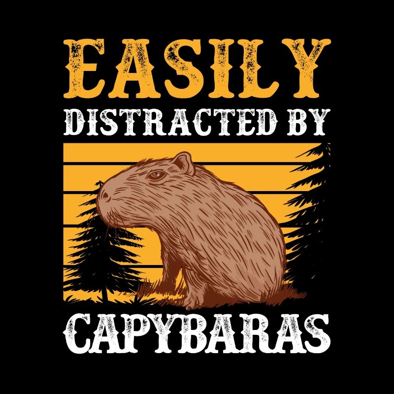 Capybara J’étais distrait capybara