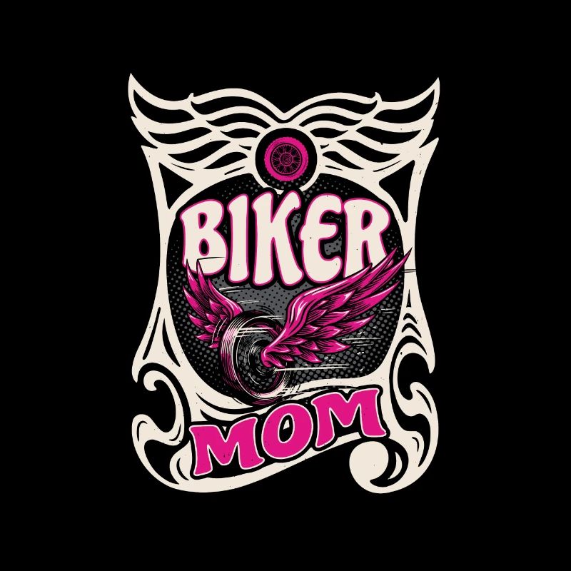 Biker Mama Motorrad Mutter Frauen