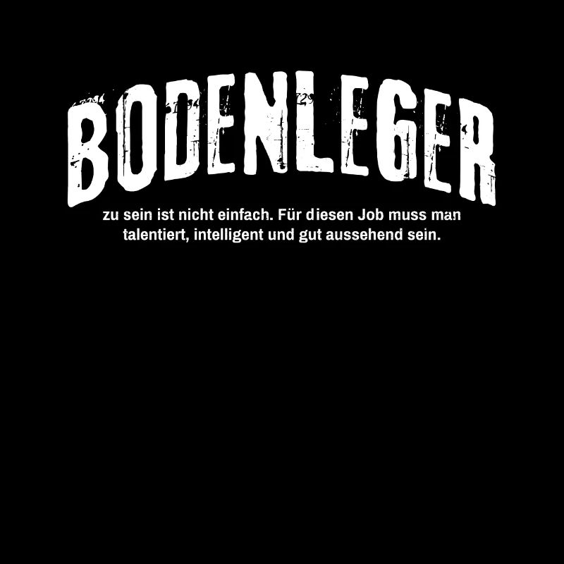 Bodenleger zu sein ist nicht einfach Lustiges