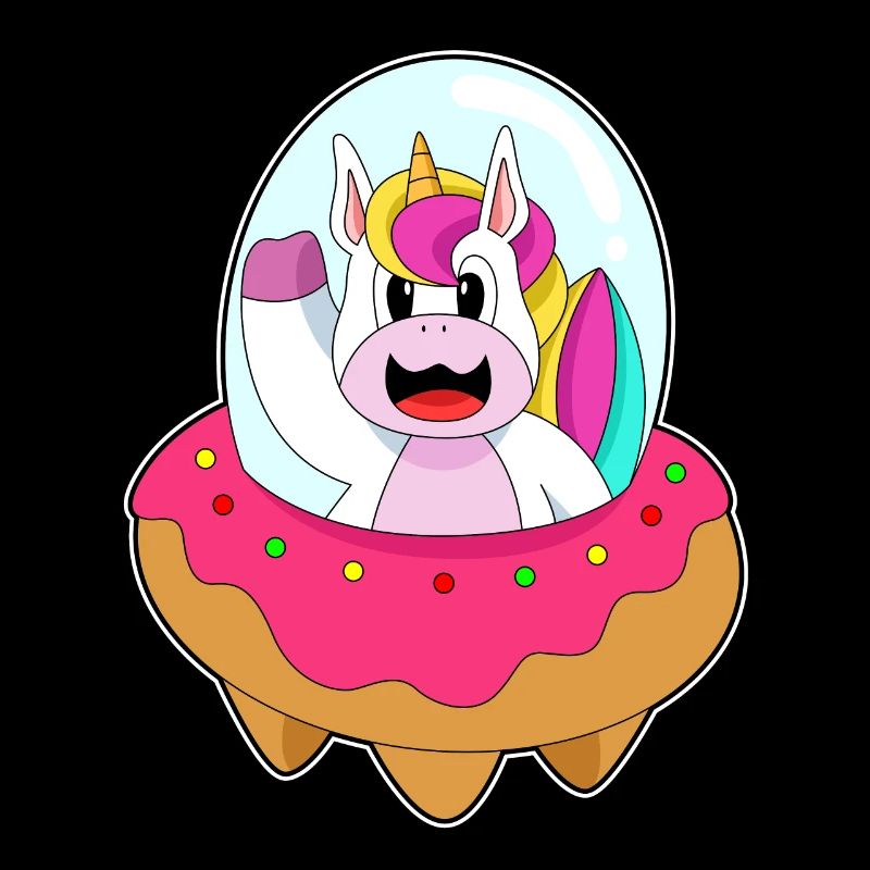 Einhorn Raumschiff