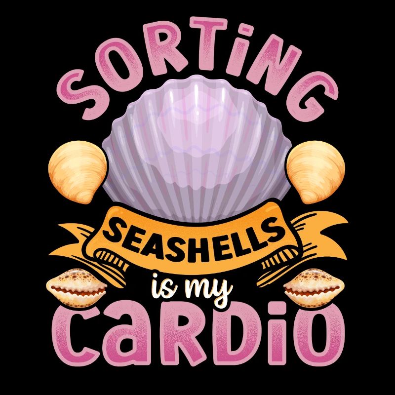 Seashell Collecting Design for an Shell Hunter