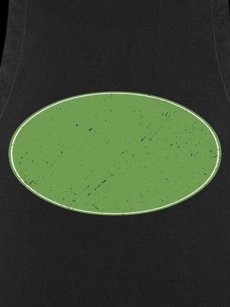 Oval background dirty green