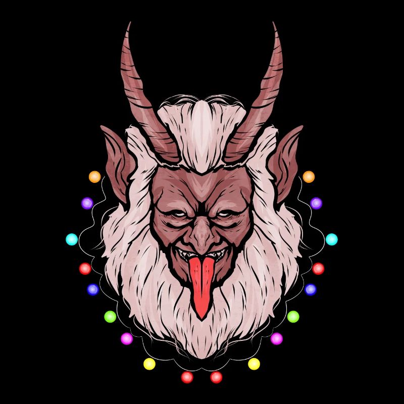Evil Krampus Devil Demon Dark Christmas