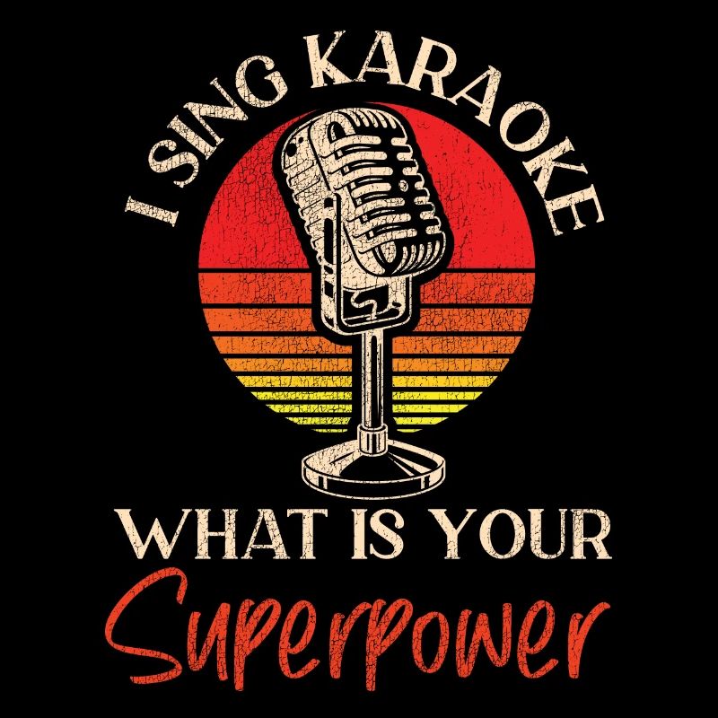 Karaoke Singer 80s Retro I Sing