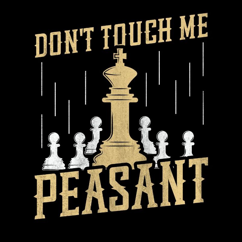 Ne me touche pas Paysan drôle d’échecs