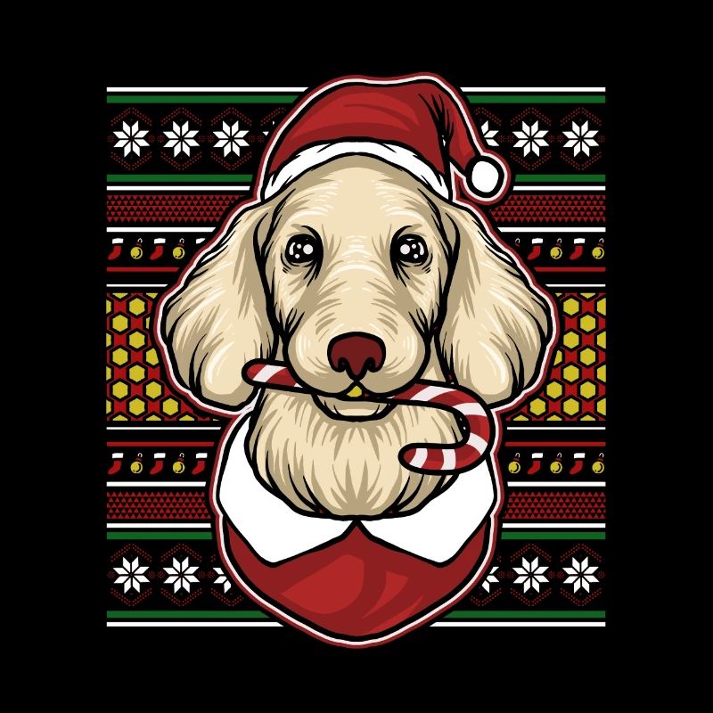 Pull de Noël moche Tshirt Chien de Noël