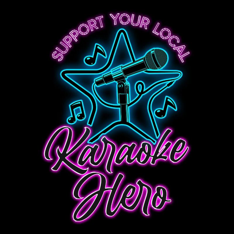Karaoke Singer 80s Retro Support