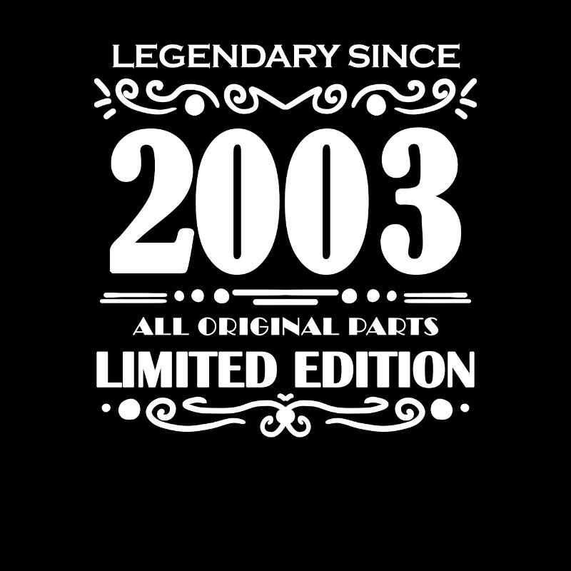 2003 - Year of construction 2003 - Born 2003