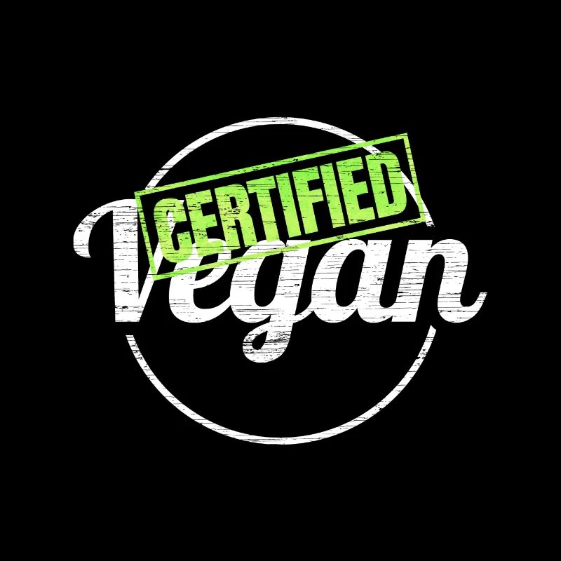 Étiquette pour les végétaliens certifiés