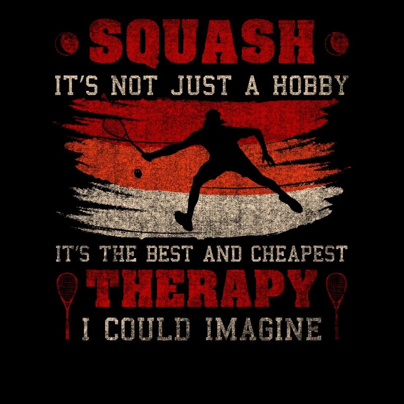 Worlds Okayest Squash Player Retro Squash