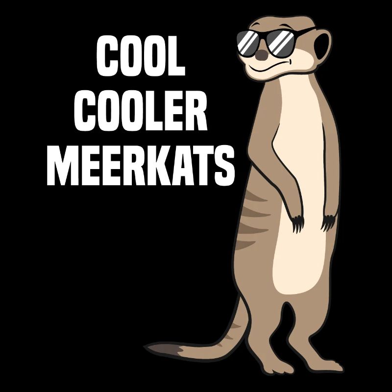 Cooles Erdmännchen Lustiger Spruch Geschenk