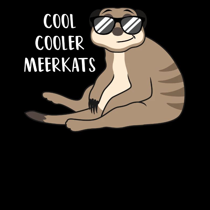 Cooles Erdmännchen Lustiger Spruch Geschenk