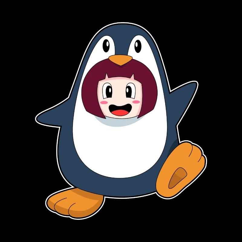 Pinguin Mädchen Kostüm