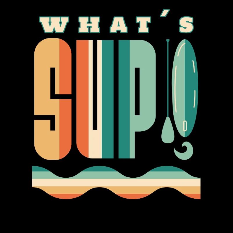 What's SUP paddleboarding Stand Up Paddle Vintage