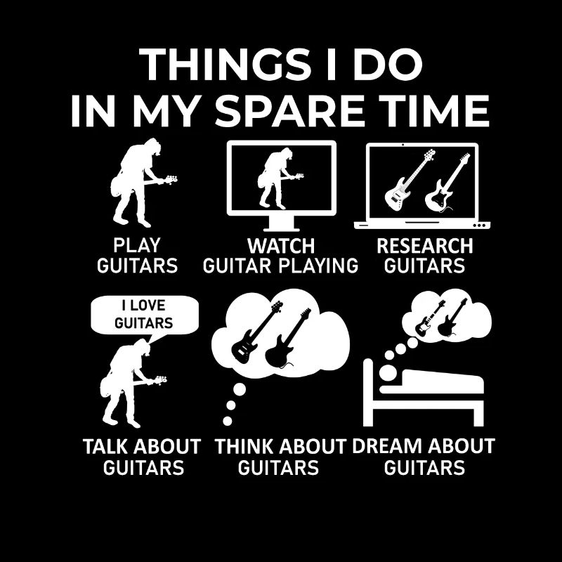 Ce que je fais pendant mon temps libre - Guitares