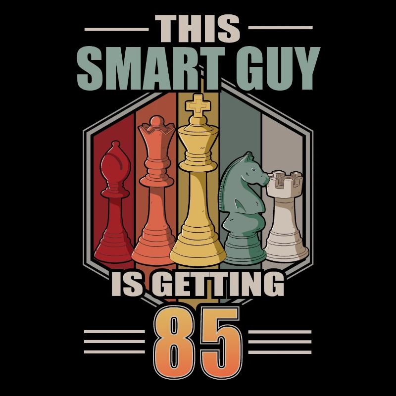 Smart Guy Is Getting 85 Retro Schach 85 Geburtstag