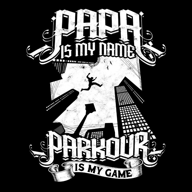 Parkour Dad Freerunning Runner Back Flip Jumping