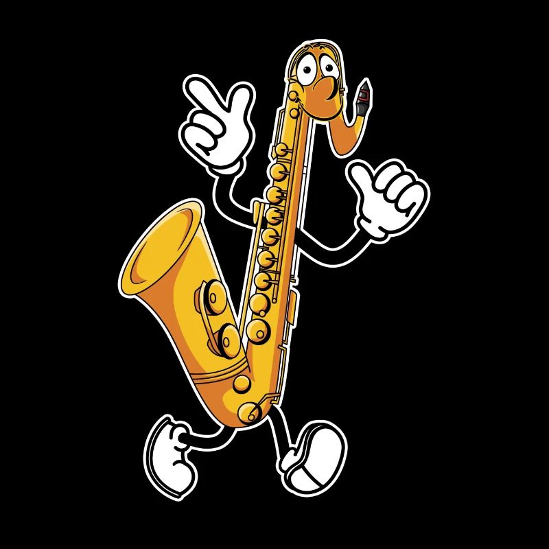 Funny Saxophonist Sax Player - Funny Saxophone Pla