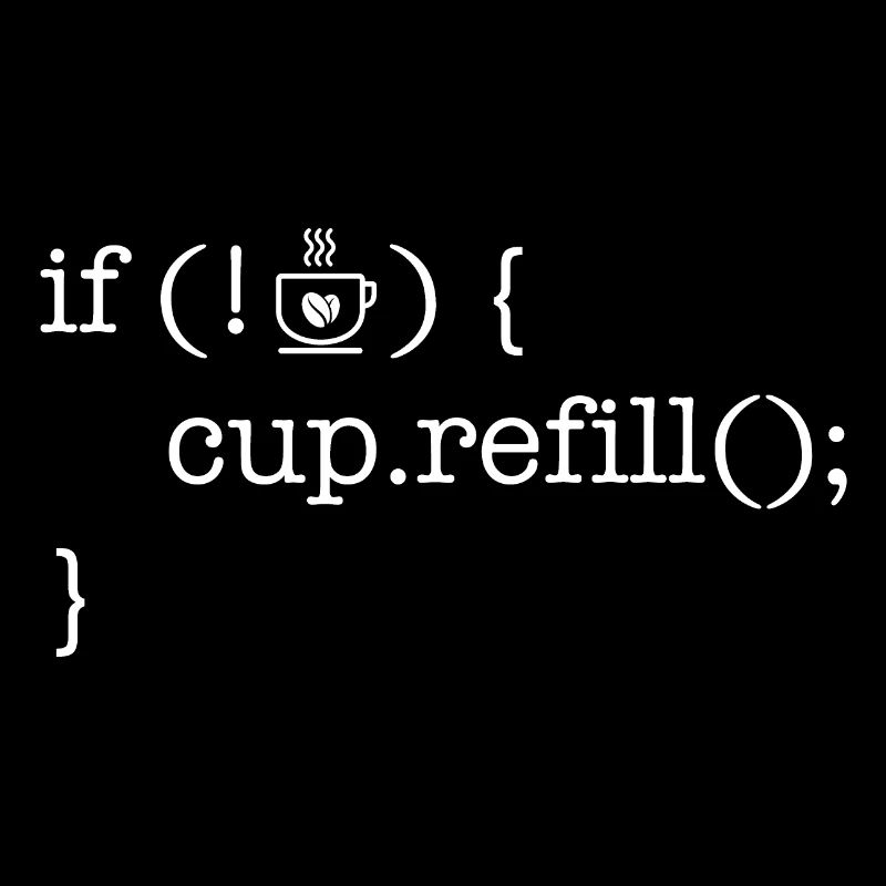 Chemise café pour programmeur amateur de code café