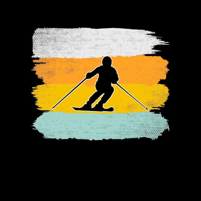 Retro skiing
