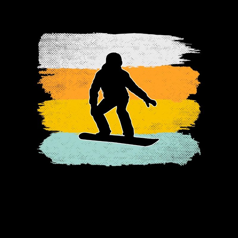 Snowboarden Retro