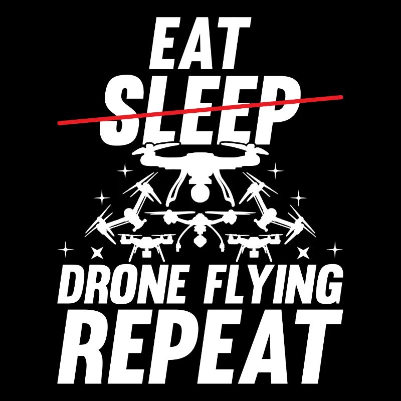 Funny Drone - Mangez Sleep Drone Flying Repeat - Dron