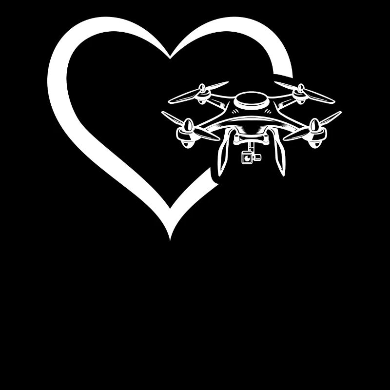 Quadcopter Drone Pilot Quadcopter Drone Heart Dron