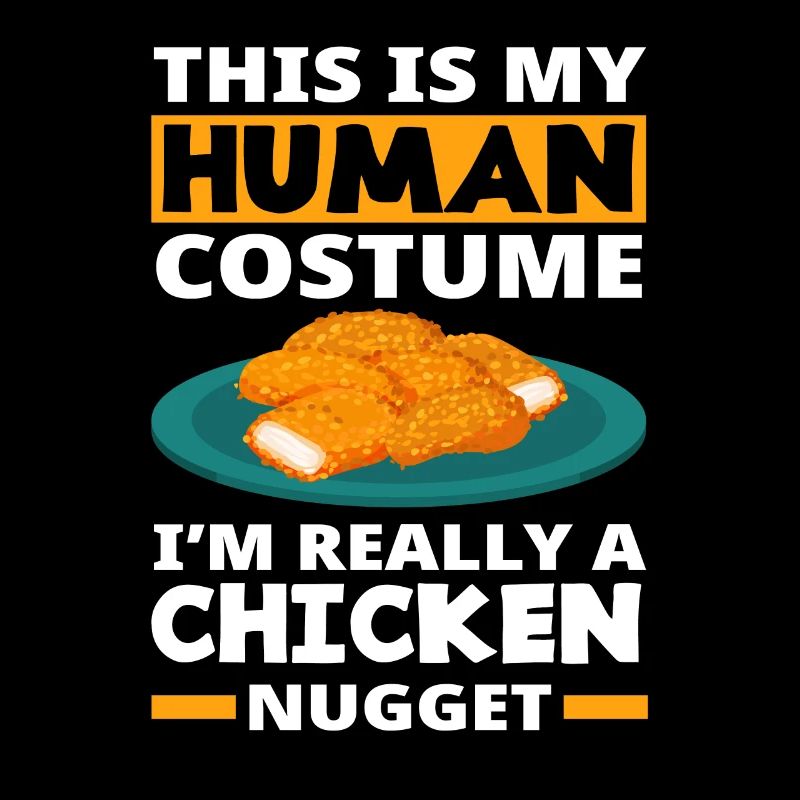 Chicken Nuggets Costume Funny Chicken Nugget