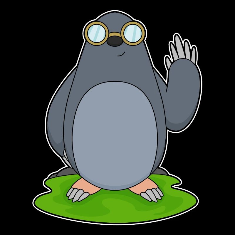 Maulwurf Brille