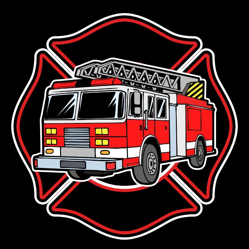 Rescuer fire engine fire brigade professional fire brigade
