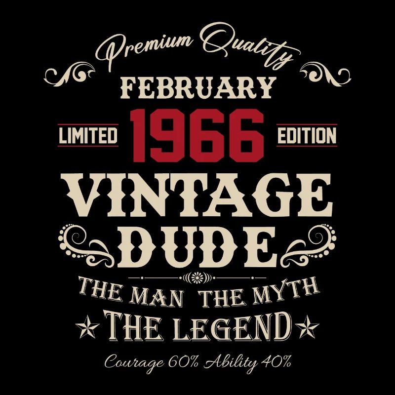 February 1966 Vintage Birthday Gift