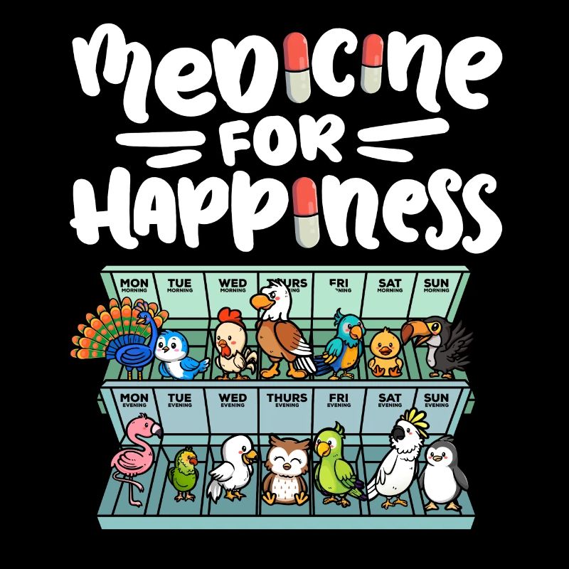 Médecine pour le bonheur Mignon Faune